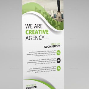 Pull up banner print only