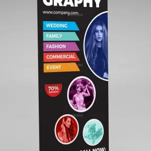 X banner print & Stand